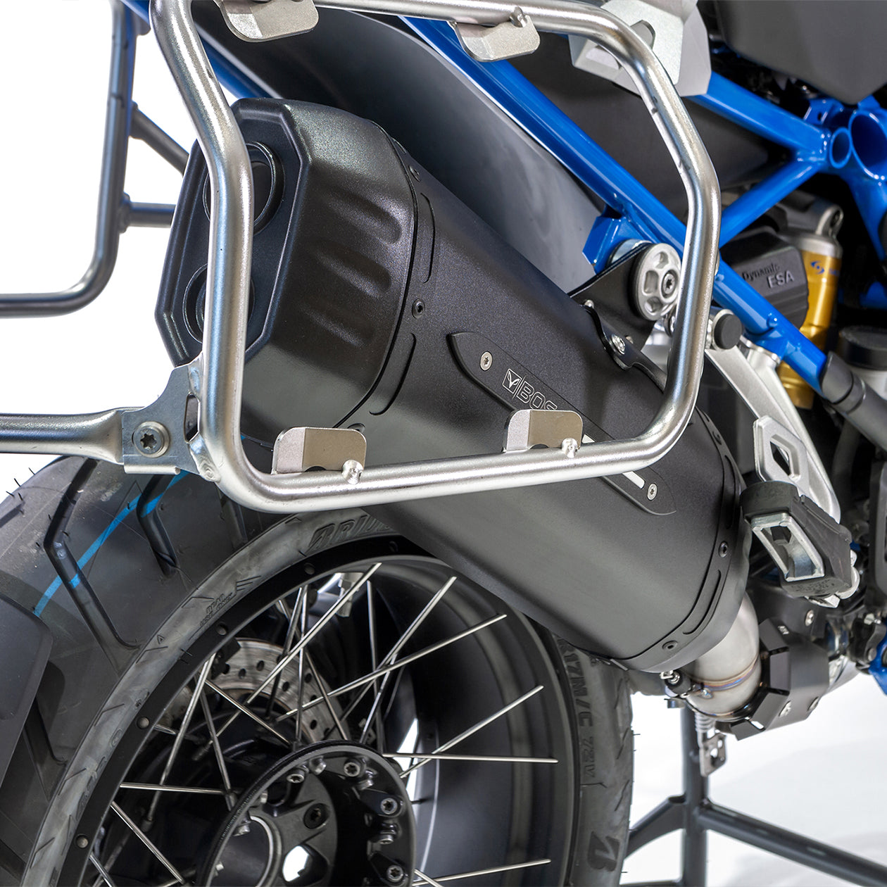 R 1200 GSA Uitlaat | 2014 - 2019 | BOS DesertFox BlackCoated