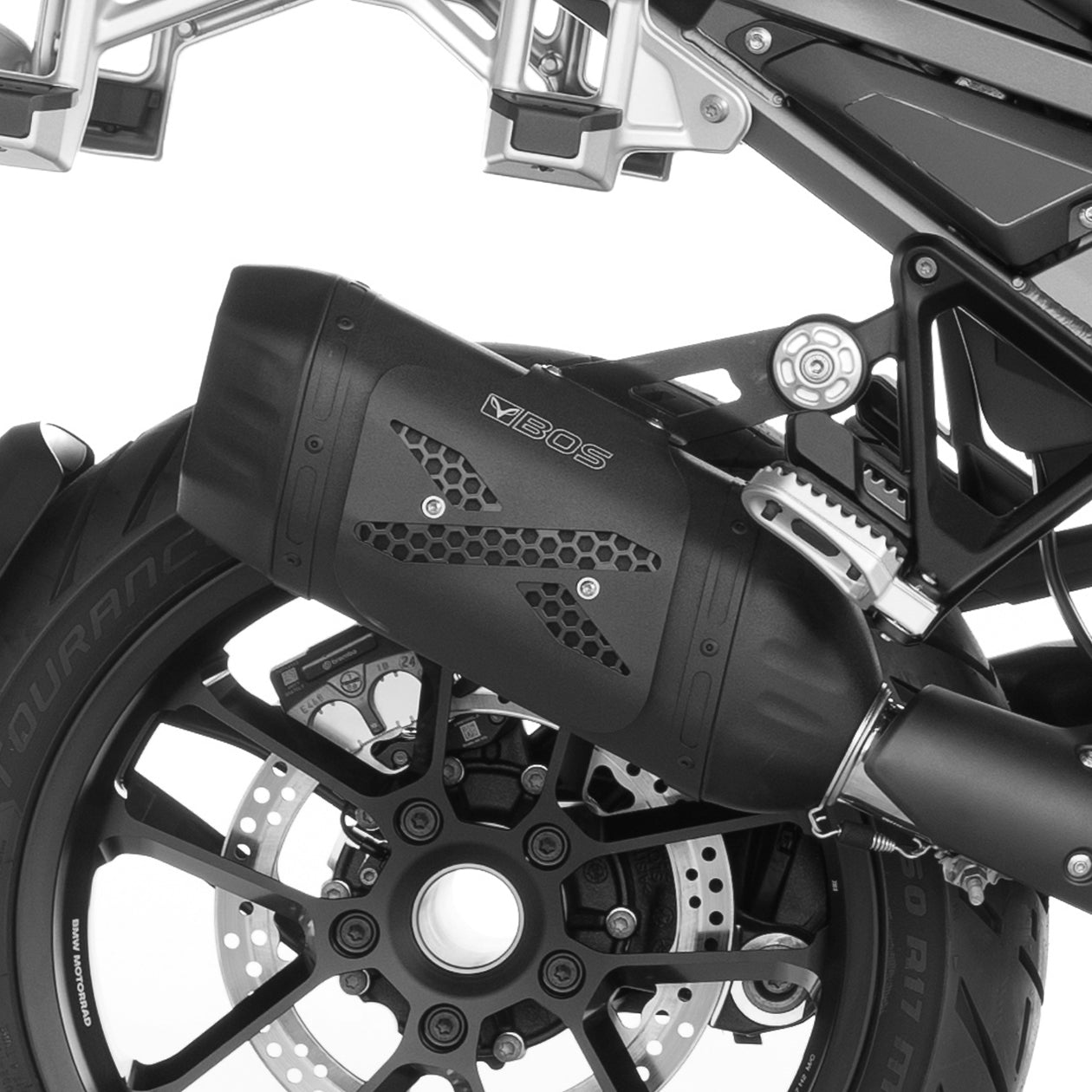 R 1300 GS Adventure Uitlaat | 2024 - HEDEN | BOS DesertFox X-SHIELD BlackCoated