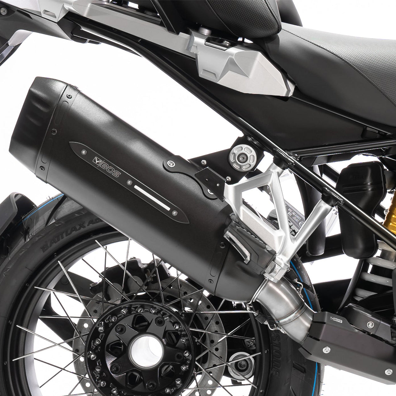 R 1250 GS Uitlaat | 2019 - 2025 | BOS DesertFox BlackCoated