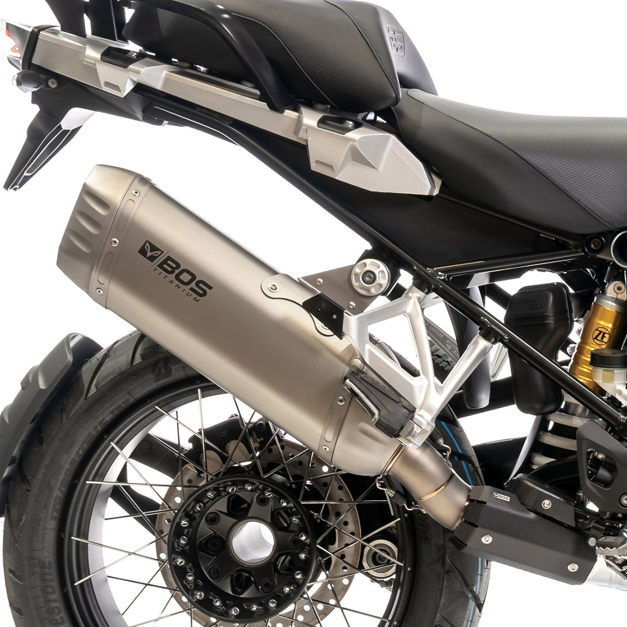R 1250 GS Uitlaat | 2019 - 2025 | BOS DesertFox Titanium