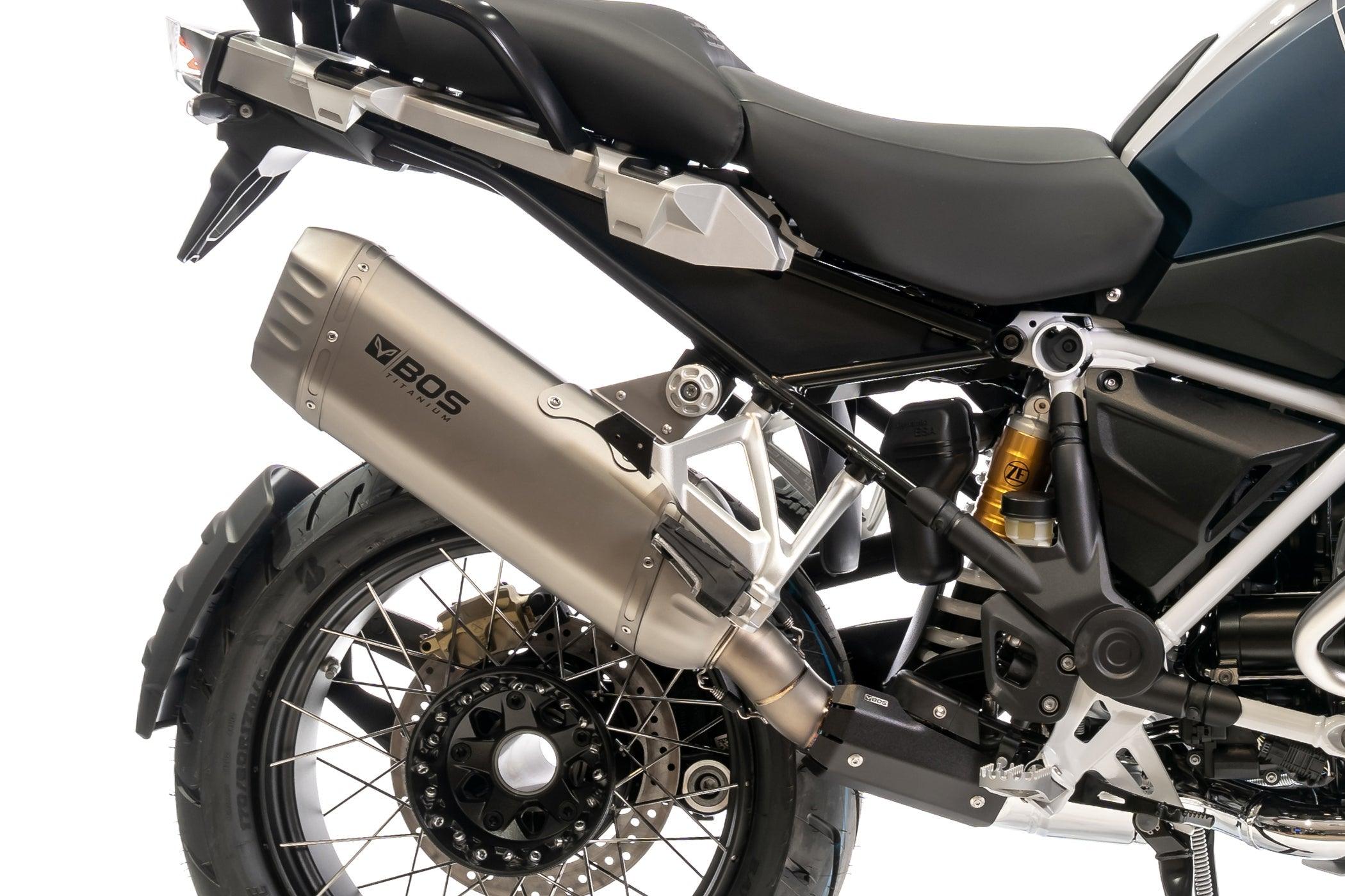 BMW R 1250 GS MotorMotoruitlaat BOS DesertFox Titanium