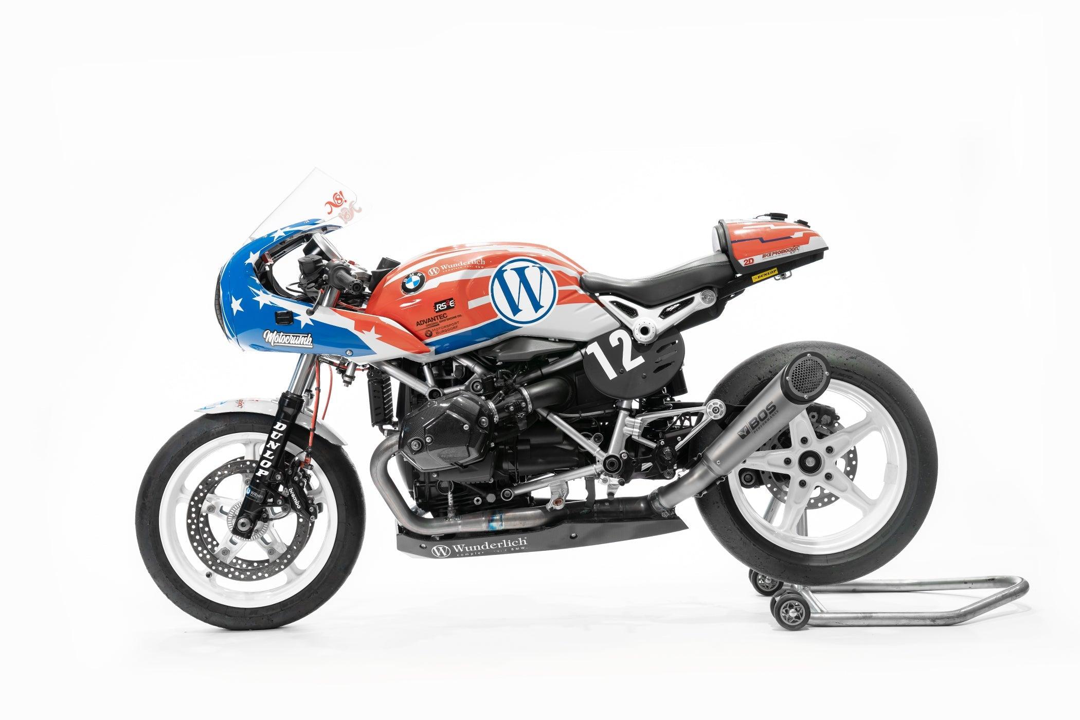 BMW R NineT Racer BOS MotorMotoruitlaat SSEC GP - Van Harten Shop