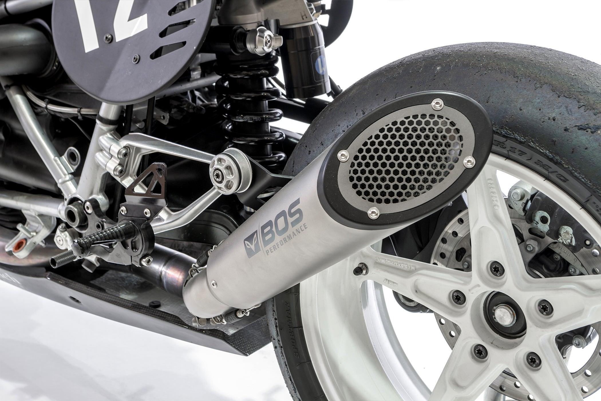 BMW R NineT Racer BOS MotorMotoruitlaat SSEC GP