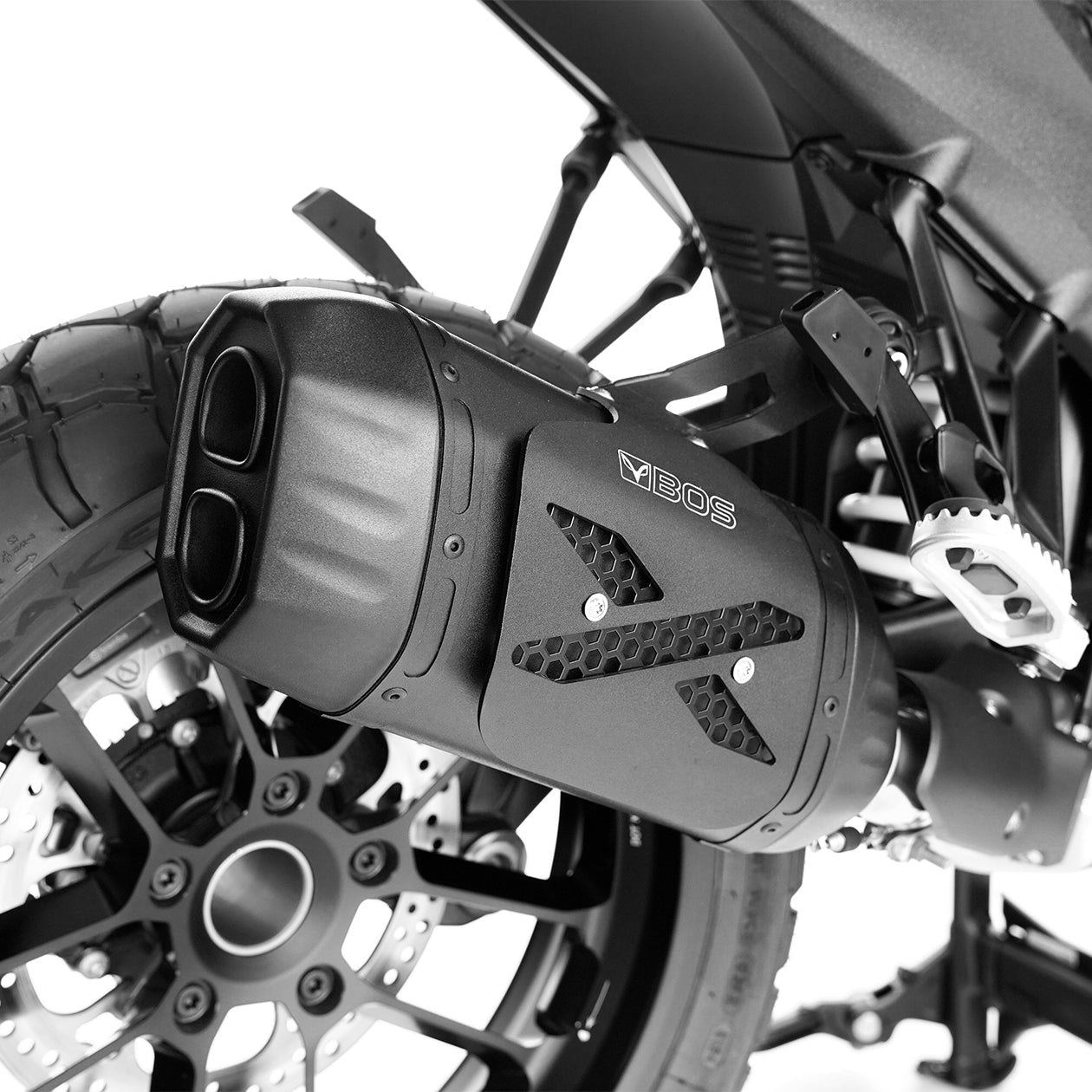 R 1300 GS Uitlaat | 2023 - HEDEN | BOS DesertFox X-SHIELD BlackCoated