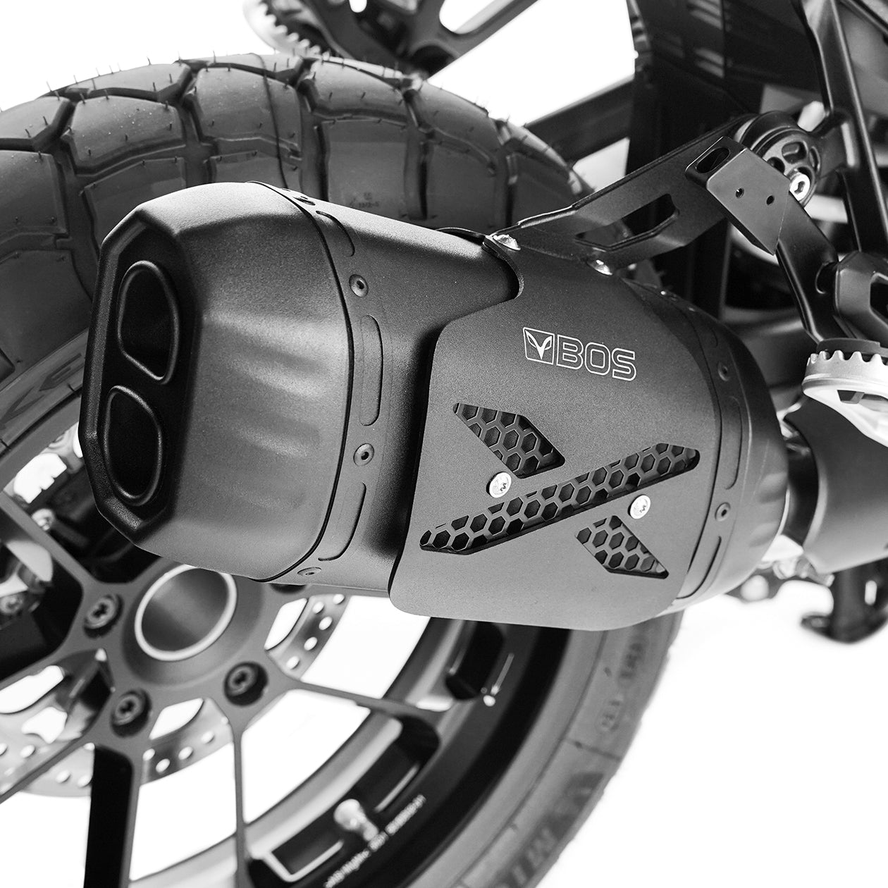 R 1300 GS Adventure Uitlaat | 2024 - HEDEN | BOS DesertFox X-SHIELD BlackCoated