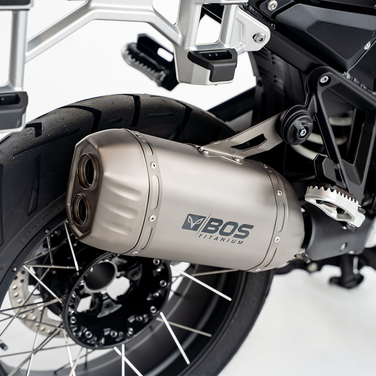 BMW R 1300 GS Adventure Uitlaat 2023 - HEDEN | BOS DesertFox Double D Titanium